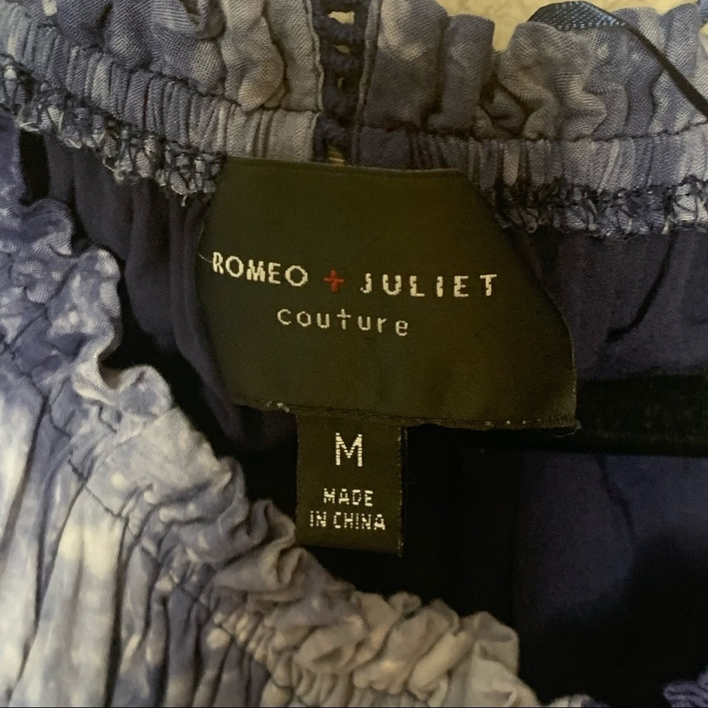 Romeo + Juliet Couture Tie Dye Dress Blue Size M - Picture 6 of 11